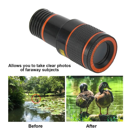 Telephoto Phone Lens Camera Universal Zoom Iens Highdefinition Focusing Effect Photography Large Light Transmission High Colour