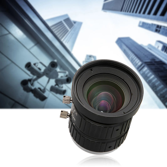 5MP Camera Lens Security Camera Lens 5MP HD Camera Lens 8mm Focal-Length Manual Aperture C Mount Security Surveillance CCTV Lens