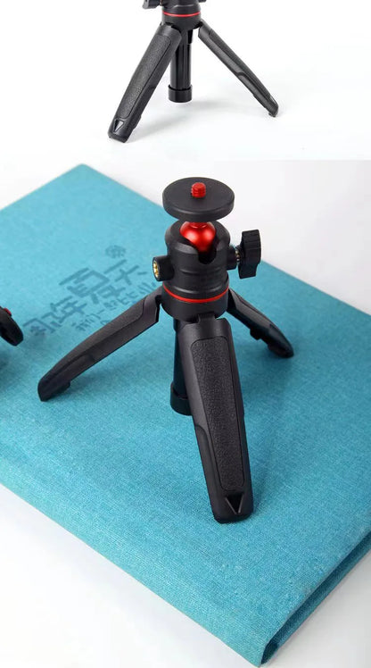 MT-08 Foldable Tripod For Phone Mini Portable Selfie Stick With 1/4" Screw Ballhead Universal For Action Camera DSLR Accessories