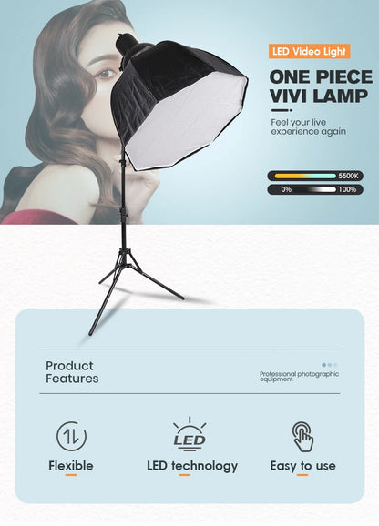 Professional Photography Fill  2 in 1 Kit with Camera Umbrella Softbox Photo Shooting Studio Soft Light Box