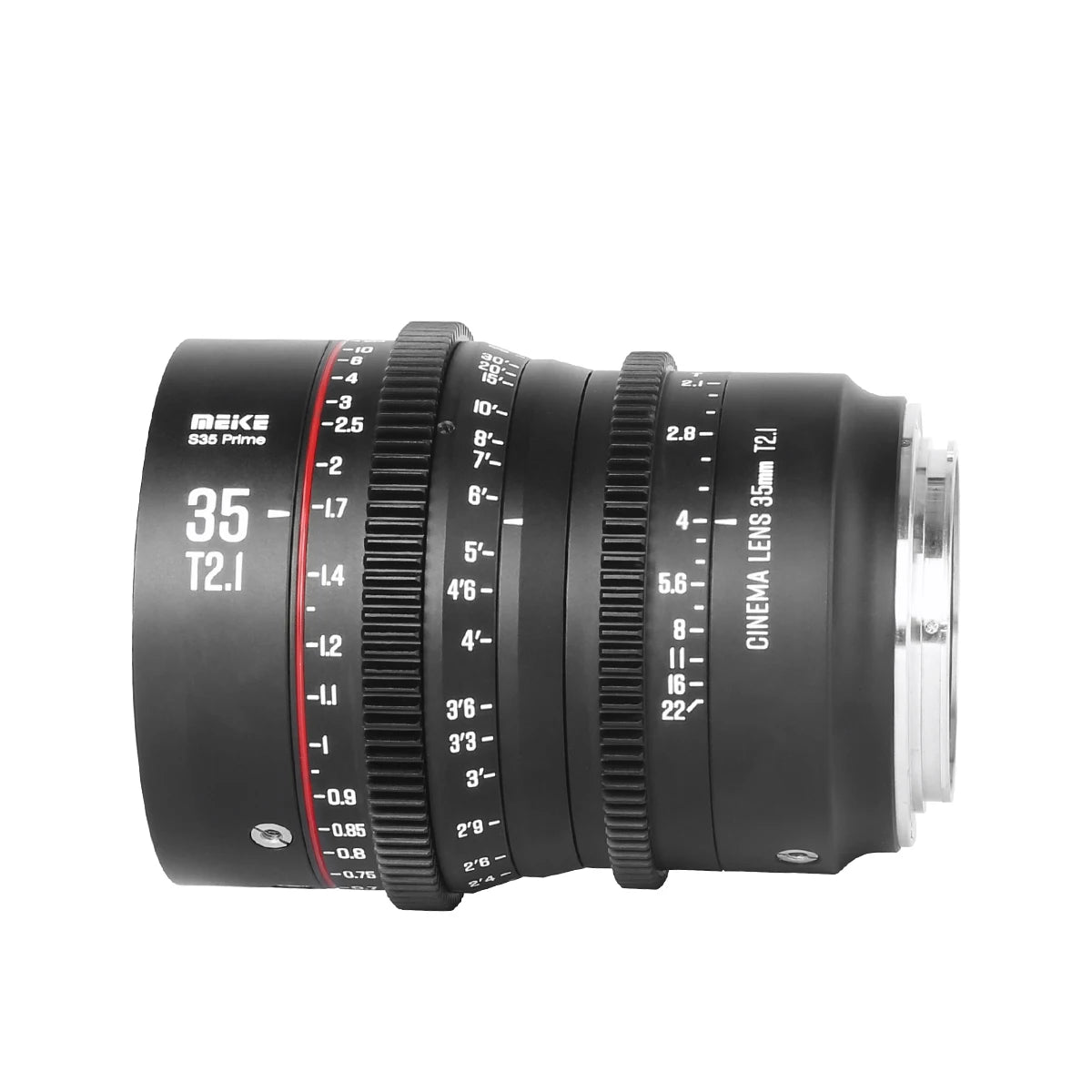 Meike Prime 12/18/25/35/50/75/100mm T2.1Cine Lens for Super 35 Frame Cinema Camera System--Fast Delivery