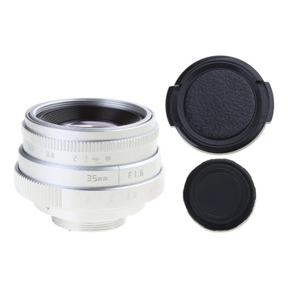 Large Aperture Large Aperture Manual Camera Lens 35mm F1.6 Mini Lens For A6000 X-T10 X-A3 X-E2 Camera Accessories