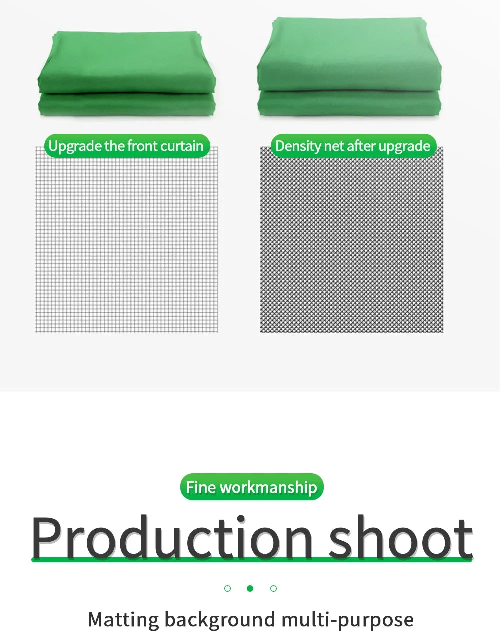 GAINVANE Photography Backdrops White/Black Muslin Cotton Green Screen Chromakey Photo Background Cloth For Photo Shoot Props