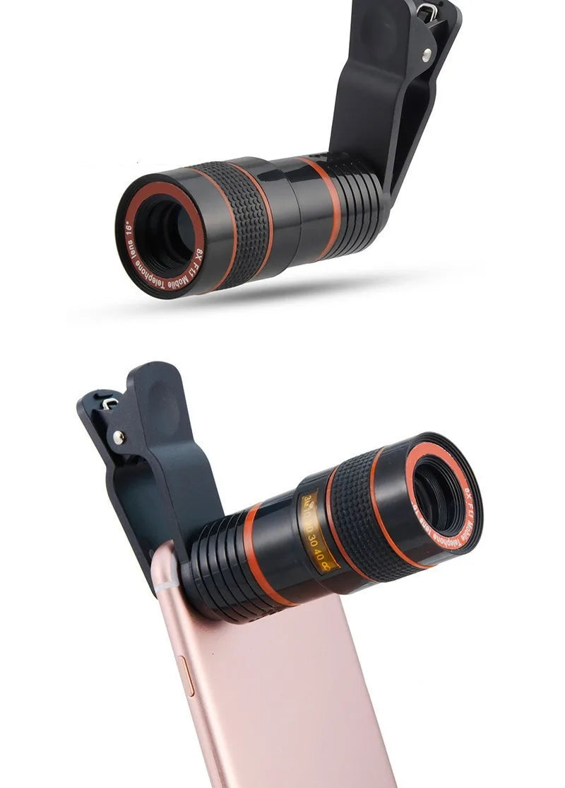 Telephoto Phone Lens Camera Universal Zoom Iens Highdefinition Focusing Effect Photography Large Light Transmission High Colour