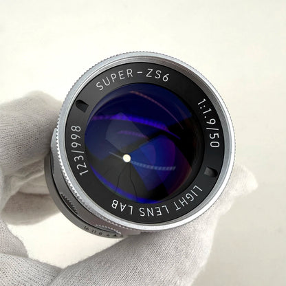 Light Lens Lab 50mm f1.9 Lens Dallmeyer Rigid-ZS6 Chrome Aspherical for Leica M M6 M7 M9 M10P M11 M240