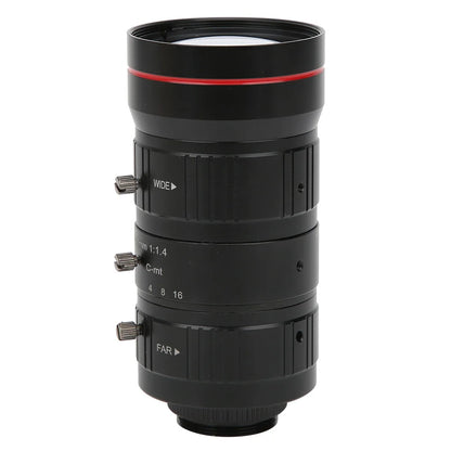 8MP Zoom Industrial Camera Lens C Mount HD 4K Manual Aperture Security CCTV Accessory 10‑40mm Manual Aperture Lens
