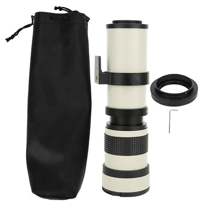 420‑800mm Lens Aperture F 8.3-16 Full Manual Focusing Telescope Zoom Telephoto Lens for EF‑S Mount Camera Lens