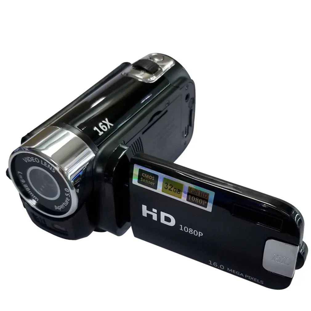 Vlog Camera 1080P Full HD 16 Million Pixel DV Camcorder Digital Video Camera Screen 16X Night Shoot Zoom Digital Zoom Wholesale