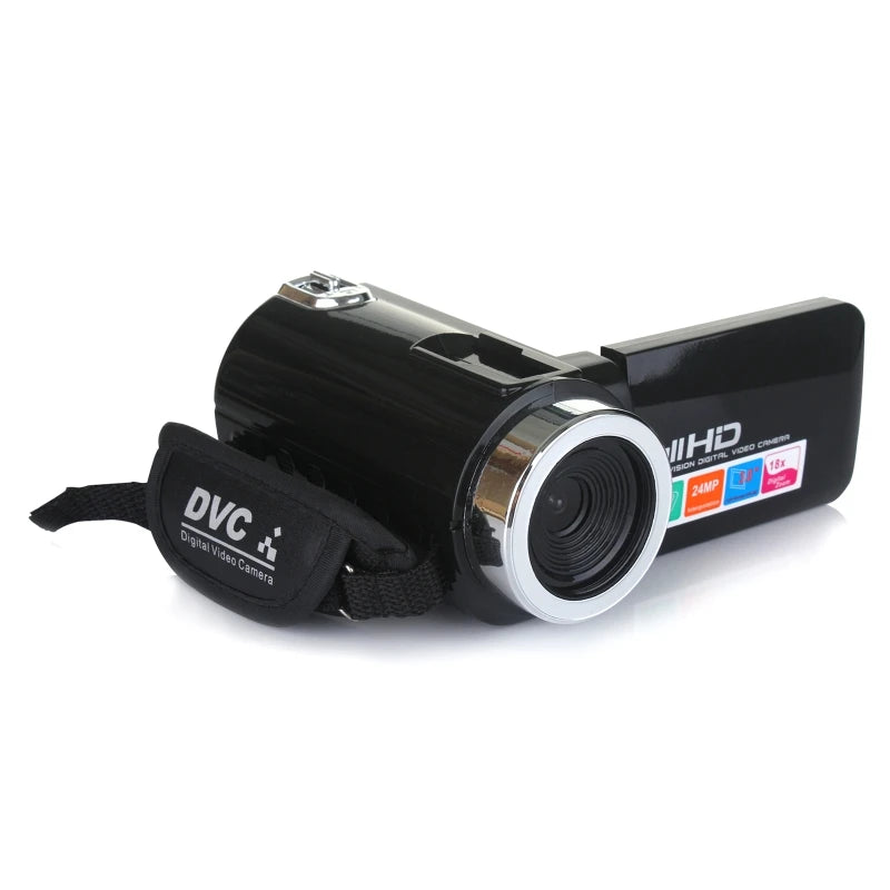 Classic 24MP Camcorder Digital Video Camera 3 Inch LCD Screen 18x Digital Zoom Camera D08A HD Digital Video Camera For Travel