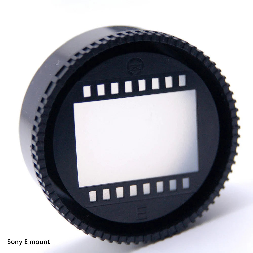 camera imaging lens covers E-mount Live view len protect cap Playfulness interest funny image lens's back cover M-mount  cameras