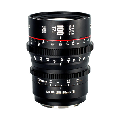 Meike Prime 12/18/25/35/50/75/100mm T2.1Cine Lens for Super 35 Frame Cinema Camera System--Fast Delivery