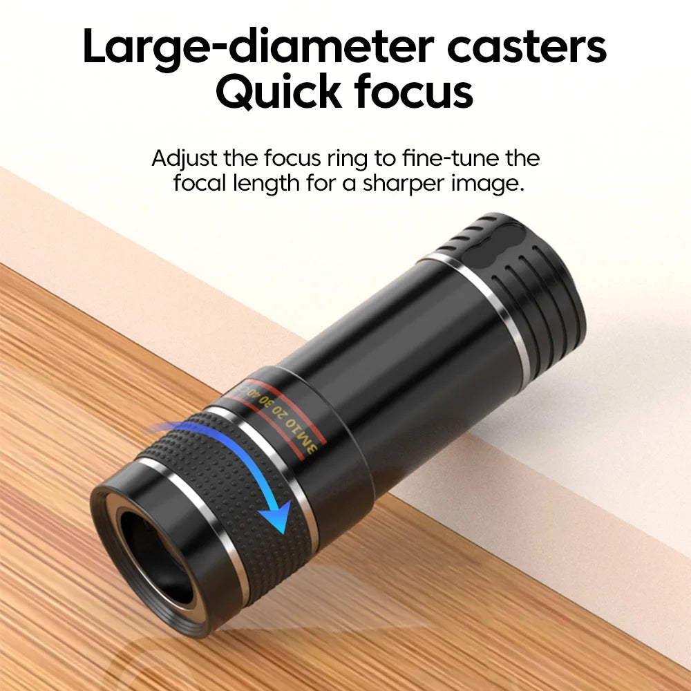 20x Telephoto Phone lens Camera Universal Zoom Iens Highdefinition External Effect Photography Large light Transmission