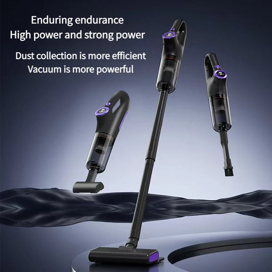 Hot-selling wireless car household vacuum cleaner, lasting battery life and strong suction, LED screen display,
