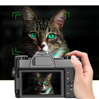 4K Compact Digital Photography Camera 16X 48MP Electronic Image Stabilization vlog Tiktok Ins Youtube Camcorder 3" Flip Screen