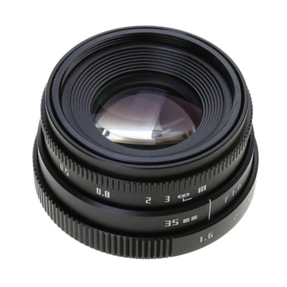 Large Aperture Large Aperture Manual Camera Lens 35mm F1.6 Mini Lens For A6000 X-T10 X-A3 X-E2 Camera Accessories