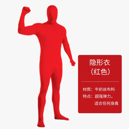 Green Screen Suit Jumpsuits for Movie Video Invisible Effect Full Body Photographic Filming Studio Props Adult Cosplay Costume