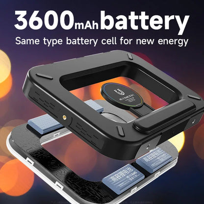 RGB Magnetic Handheld Ring Fill Light - Rechargeable for Phone Live Streaming, Photography, Desktop & Camera Cage Selfie Lightin