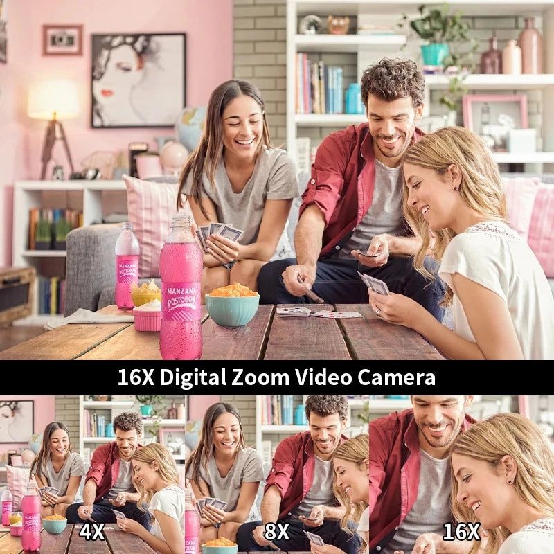 DV Video Recorder Camcorder High-Quality Audio Recording With Microphone Digital zoom Video Camera Machine For Recording Vlogs