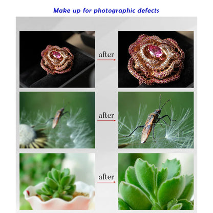30-120mm Macro Lens Long Distance Professional Universal Clip Camera Photo Lens CPL Star Filters for iPhone XIAOMI HUAWEI Mobile