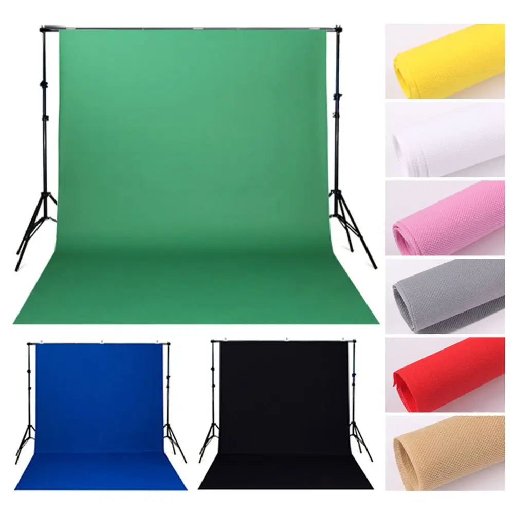 Pure Cotton Photography Background Backdrop Cloth Smooth Green White Black Chromakey Screen Photo Studio Live Streaming