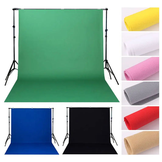 Pure Cotton Photography Background Backdrop Cloth Smooth Green White Black Chromakey Screen Photo Studio Live Streaming