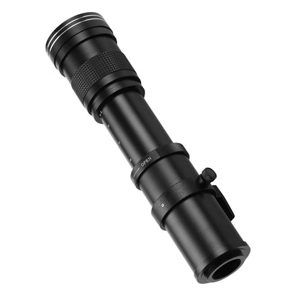 Camera MF Super Telephoto Zoom Lens F/8.3-16 420-800mm T Mount with Universal 1/4 Thread Replacement for DSLR and SLR Cameras