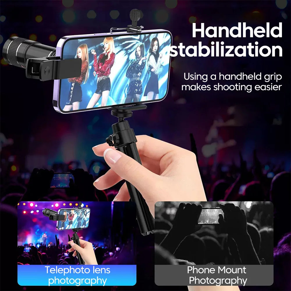 20x Telephoto Phone lens Camera Universal Zoom Iens Highdefinition External Effect Photography Large light Transmission