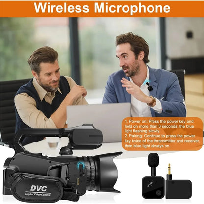 4K HD Video Cameras for Photography 64MP WiFi Livestream Webcam Camcorder 18X Digital Zoom Vlog Recording Camera for YouTube