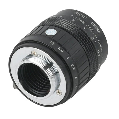 Wide Field High Working Distance 35mm Fixed Focus CCTV CS C Mount Lens Manual Zoom Industria Lens For Digtal Microscope Camera
