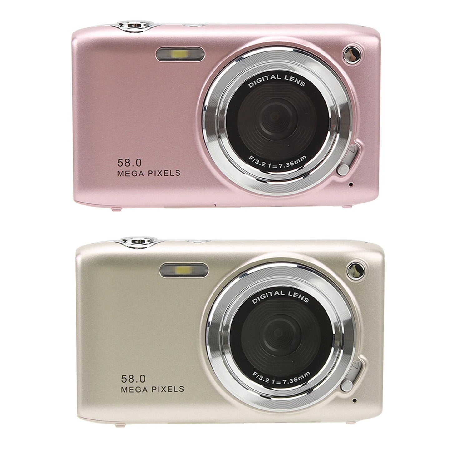 4K Digital Camera Digital Camera 2.88 Inch Screen 58MP 4K HD 16X Zoom Fixed  Macro Timed Photography Digital Video Camera