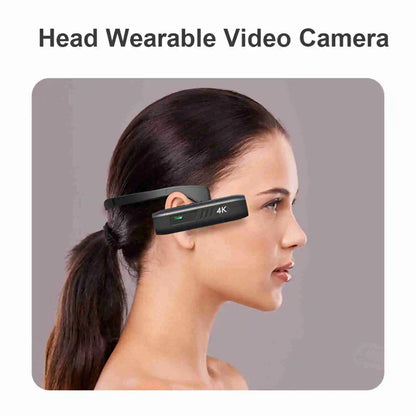 video camera wearable wearable video camera 4k Head Mounted Camera 4K 30FPS Anti Shake and 120° Wide Angle Lens Video Camera