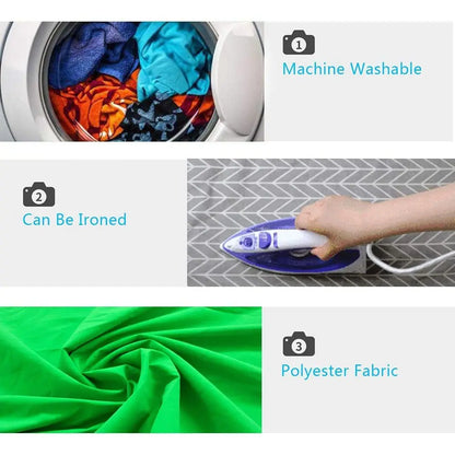 Video Shooting Smooth Green White Black Screen Photography Background Backdrop Cloth Chromakey Photo Studio Camera & Photo