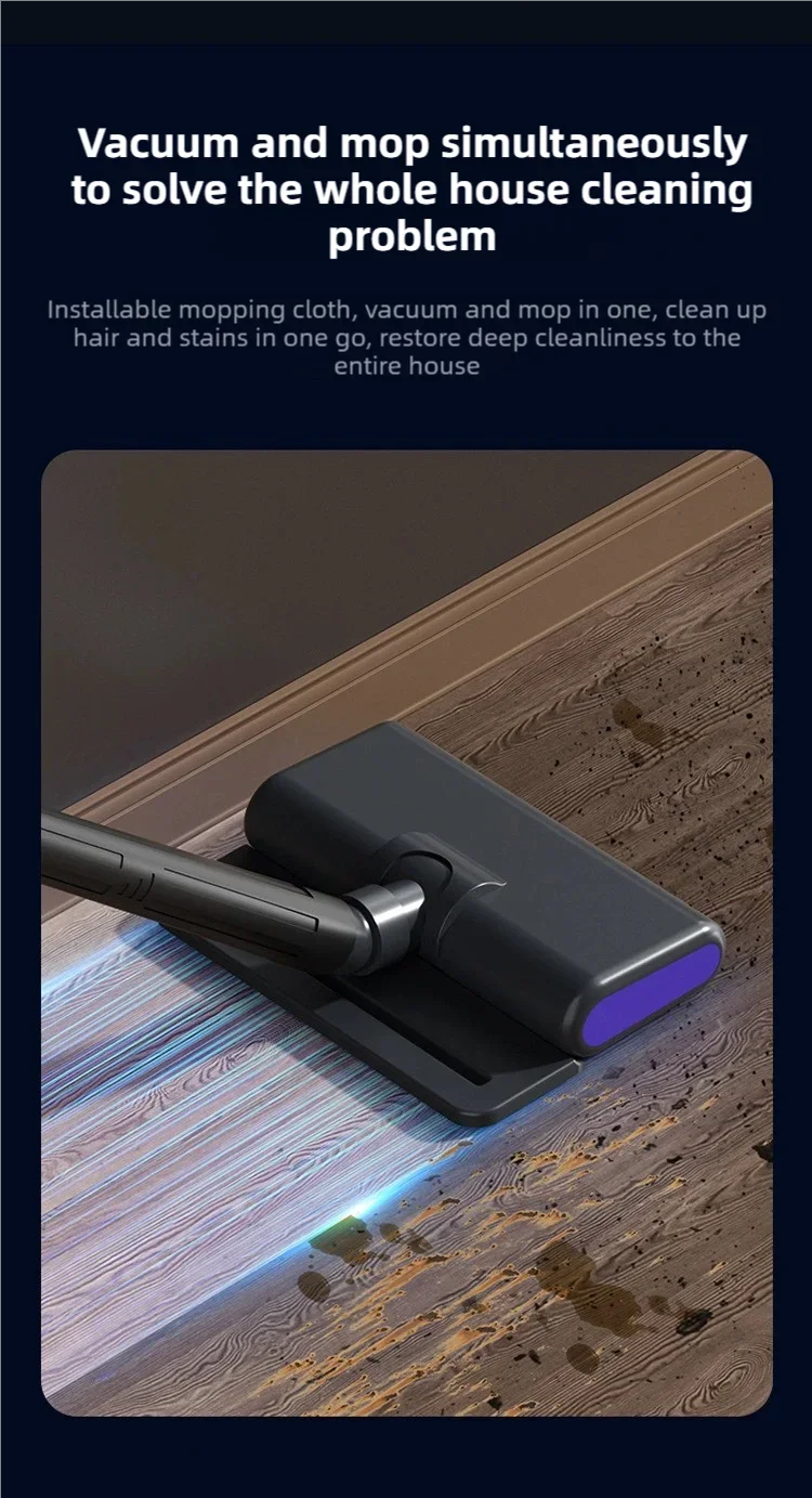 Hot-selling wireless car household vacuum cleaner, lasting battery life and strong suction, LED screen display,