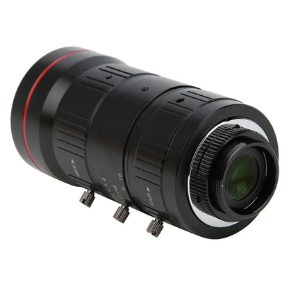 8MP Zoom Industrial Camera Lens C Mount HD 4K Manual Aperture Security CCTV Accessory 10‑40mm Manual Aperture Lens