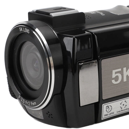 5K Camera 5K Video Camera Camcorder HD WiFi Digital Camera 3.0in Touchscreen 56MP Vlog Camera 18X Digital Zoom Anti Shake