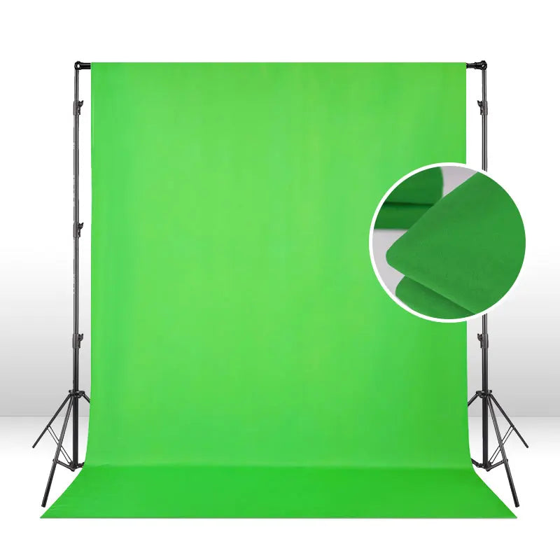Photography Backdrops Muslin Cotton Green Screen Chromakey Photo Background Cloth Shoot Props Green White Black Grey
