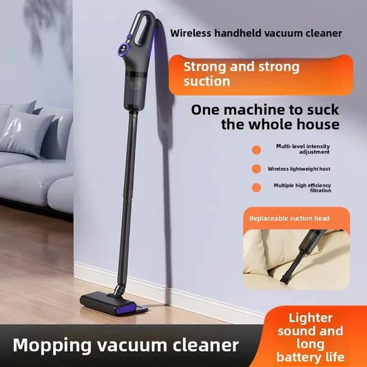 Hot-selling wireless car household vacuum cleaner, lasting battery life and strong suction, LED screen display,
