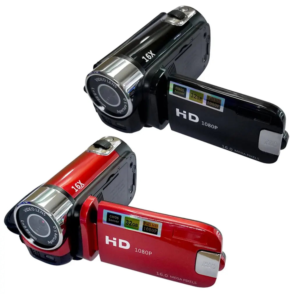 Vlog Camera 1080P Full HD 16 Million Pixel DV Camcorder Digital Video Camera Screen 16X Night Shoot Zoom Digital Zoom Wholesale