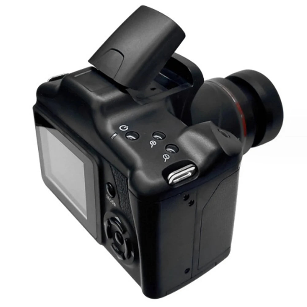Professional Photography Camera 16MP SLR Digital Camcorder 16X Digital Zoom Video Recorder 2.4 Inch LCD Screen Vlogging Camera