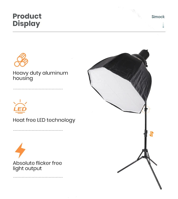 Professional Photography Fill  2 in 1 Kit with Camera Umbrella Softbox Photo Shooting Studio Soft Light Box