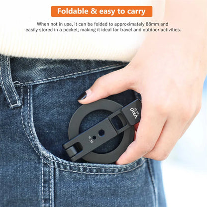 VRIG Magnetic Phone Holder Stand MagSafe Cold Shoe Tripod Mount w 1/4 Screw for iPhone Android Phone Desktop Live Streaming Vlog