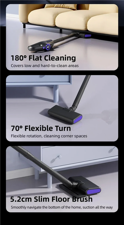 Hot-selling wireless car household vacuum cleaner, lasting battery life and strong suction, LED screen display,