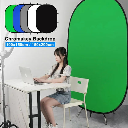 Selens Green Screen Photo Background New Collapsible Portable Reflector Blue Studio Light Reflector For Photography Props Parts