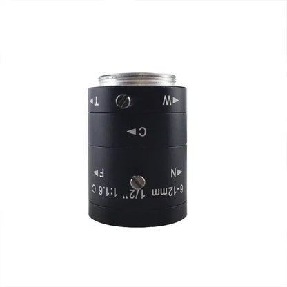 3.0MP Distortionless Manual Zoom Lenses Focal Length 6~12mm HD 1/2" Industrial Camera Lens CCD Vision Lens C Interface