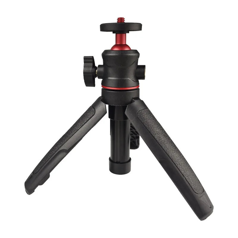 MT-08 Foldable Tripod For Phone Mini Portable Selfie Stick With 1/4" Screw Ballhead Universal For Action Camera DSLR Accessories