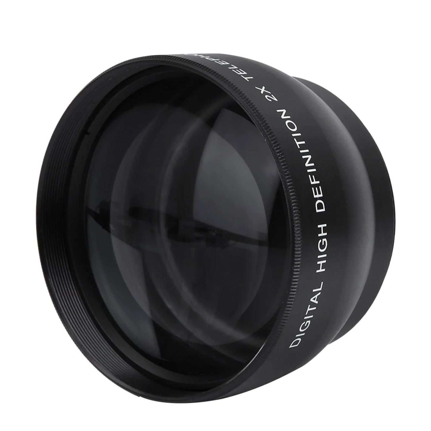 2X Lens 52mm 2X Magnification HD  Converter Telephoto Lens for 52mm Mount Camera 52mm Mount Camera Lens High Definition Lens