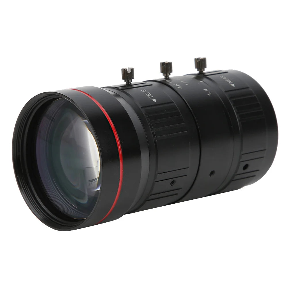 8MP Zoom Industrial Camera Lens C Mount HD 4K Manual Aperture Security CCTV Accessory 10‑40mm Manual Aperture Lens