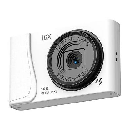 Retro CCD 24 Million Pixels Camcorder 4K Digital Camera 16x Zoom Compact Cameras Auto Focus for Adult Beginners Kids Photograph