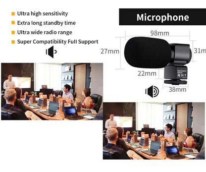 4K HD Video Cameras for Photography 64MP WiFi Livestream Webcam Camcorder 18X Digital Zoom Vlog Recording Camera for YouTube