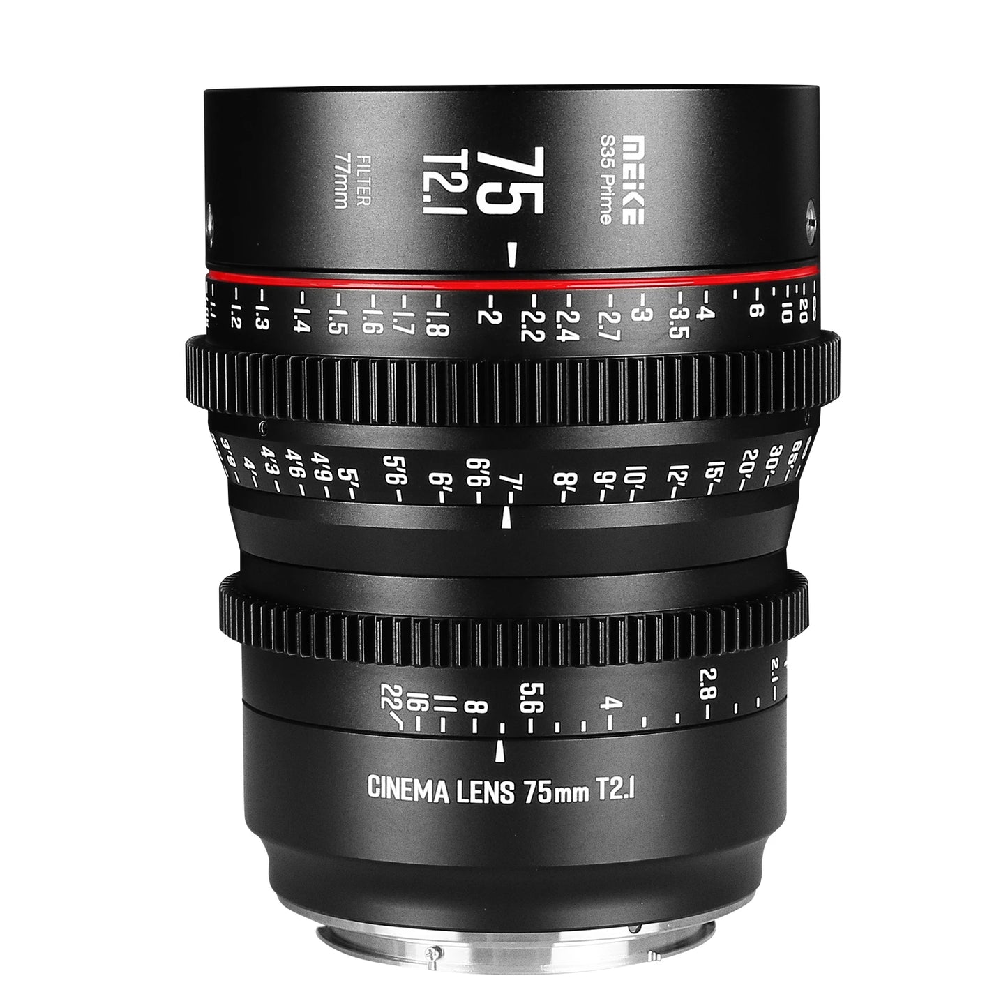 Meike Prime 12/18/25/35/50/75/100mm T2.1Cine Lens for Super 35 Frame Cinema Camera System--Fast Delivery